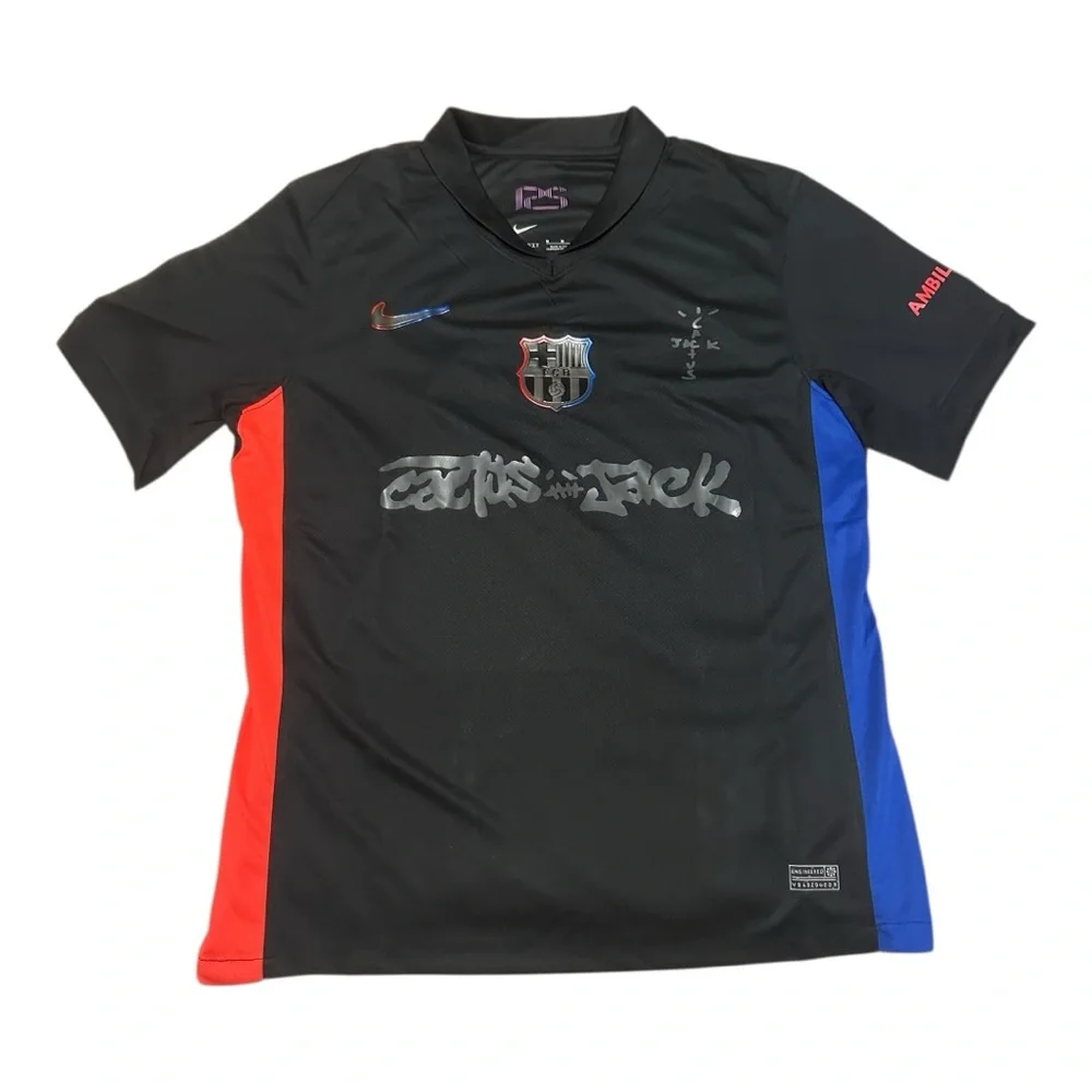 Nike | Shirts | 2425 Fc Barcelona Away Kit Travis Scott Cactus